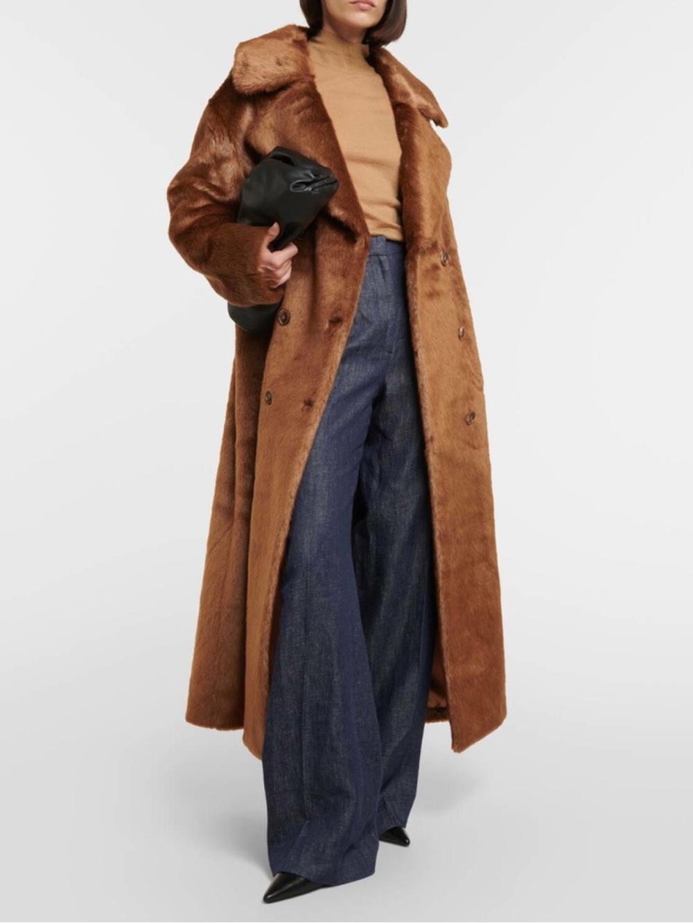 The Frankie Shop | Joni Faux Fur Coat | M - Picture 10 of 11